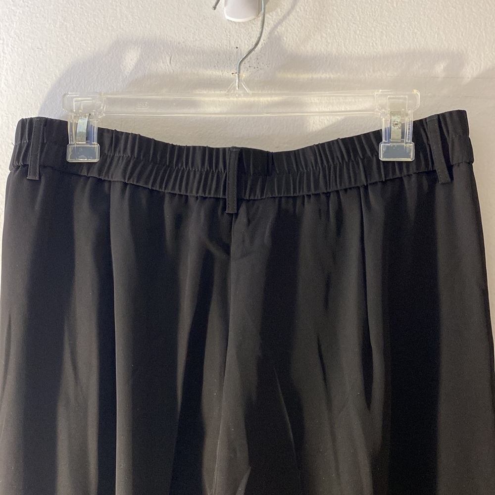 Sassy Zoey | Black Wide Leg Trouser Pants - Picture 4 of 10